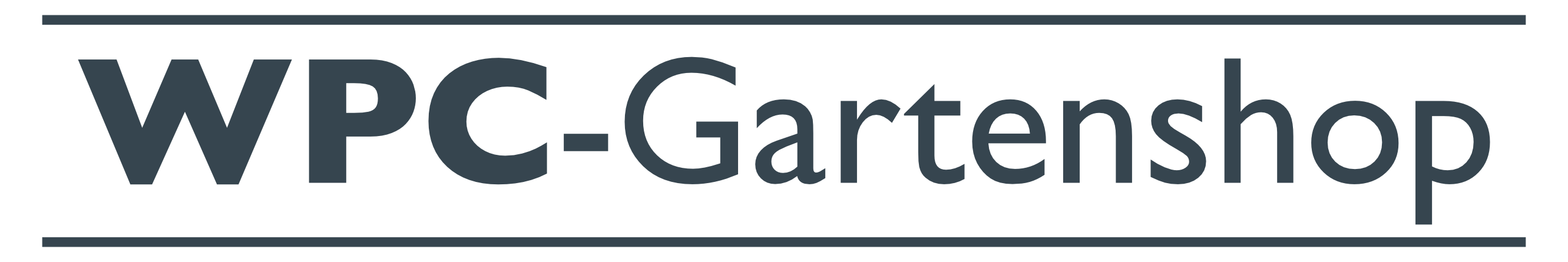 WPC-Gartenshop